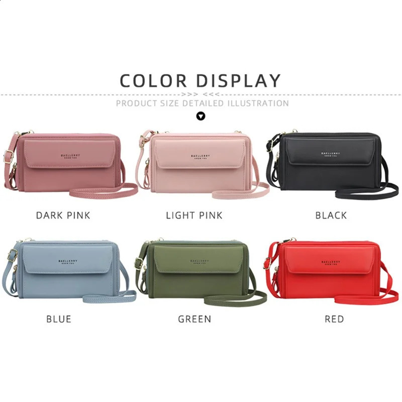 Women Handbags Pu Leather Shoulder Bags Female Double Layer Large Capacity Crossbody Lady Card Holders Portable Handbag 250305