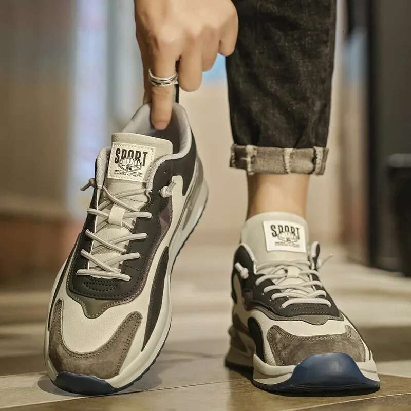 Running Casual for Versatile Sneakers Soft Bottom Trend Male Shoes Wear-resistant Vulcanized Men Shoe tenis