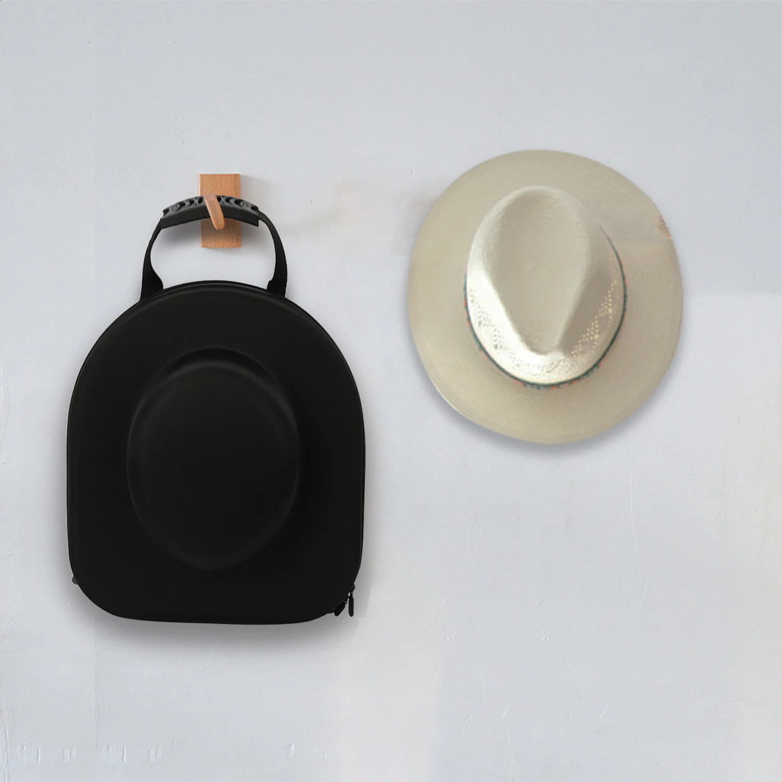 Ship from US Cowboy Hat Storage Bag Carrying Durable Box Large Capacity Organizer Travelling Portable Shoulder 250305FBB