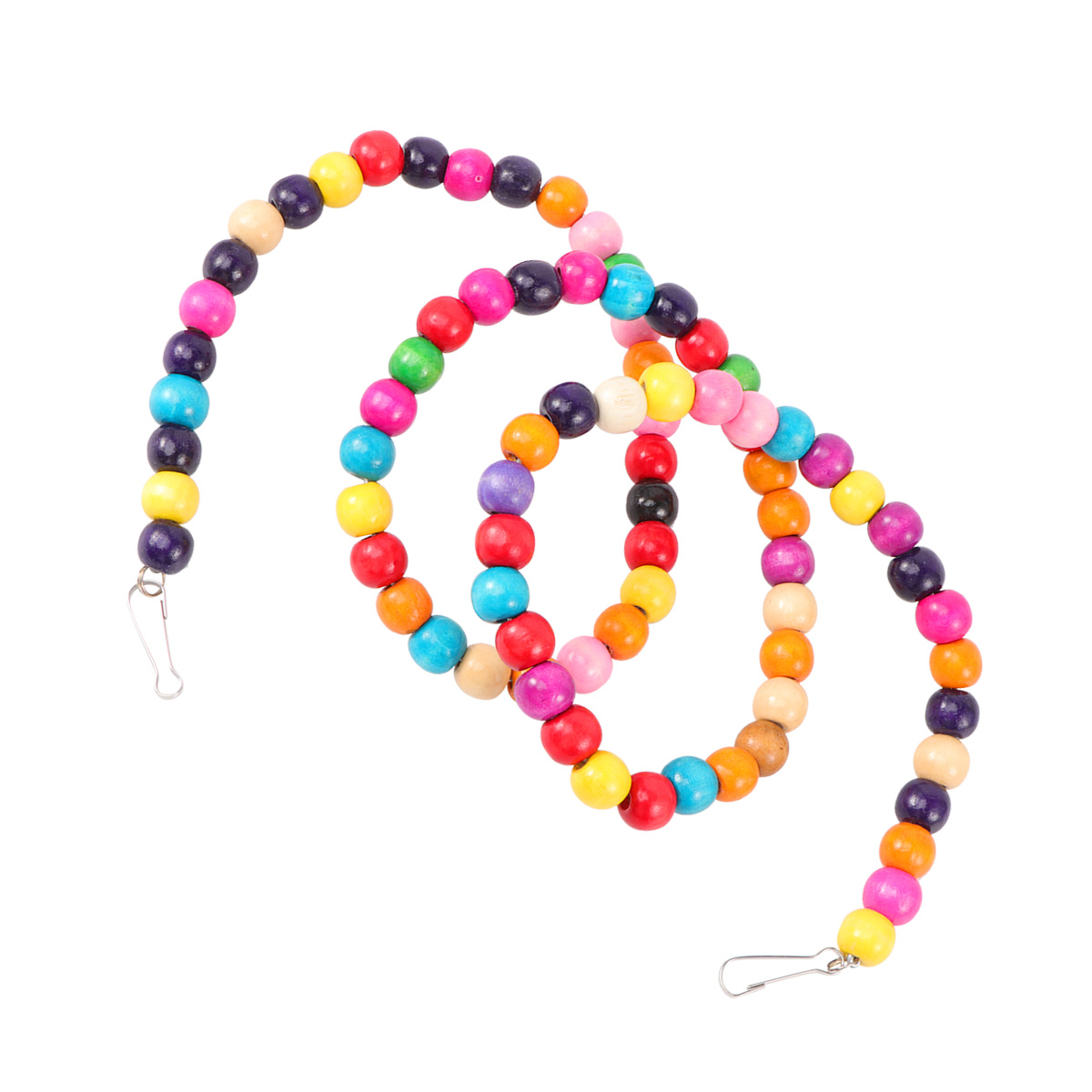 Budgie Food Bird Toy Talking Cactus Hamster Chew Toys Parakeet Cage Accessories Wood Beads Parrot The