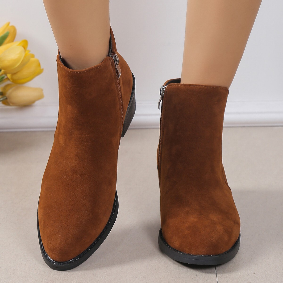 Slope new with 2025 solid color plus size snow summer temu casual women's boots ddmykukumalu