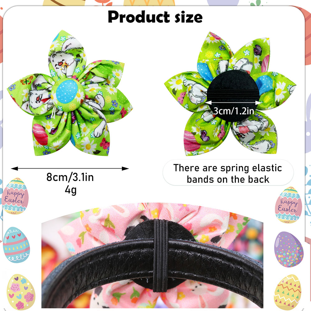 30PCS Easter Pet Dog Bow Tie Remove Small Dog Cat Bowties For Collar Holiday Dogs Pets Grooming Products Dog Accessories