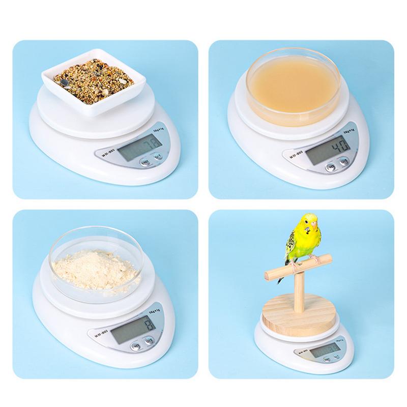 Parrot Scale Small Animal Scale With Perch For Pet Bird Convenient Weight Changing Monitoring Tool For Medication Milk Powder