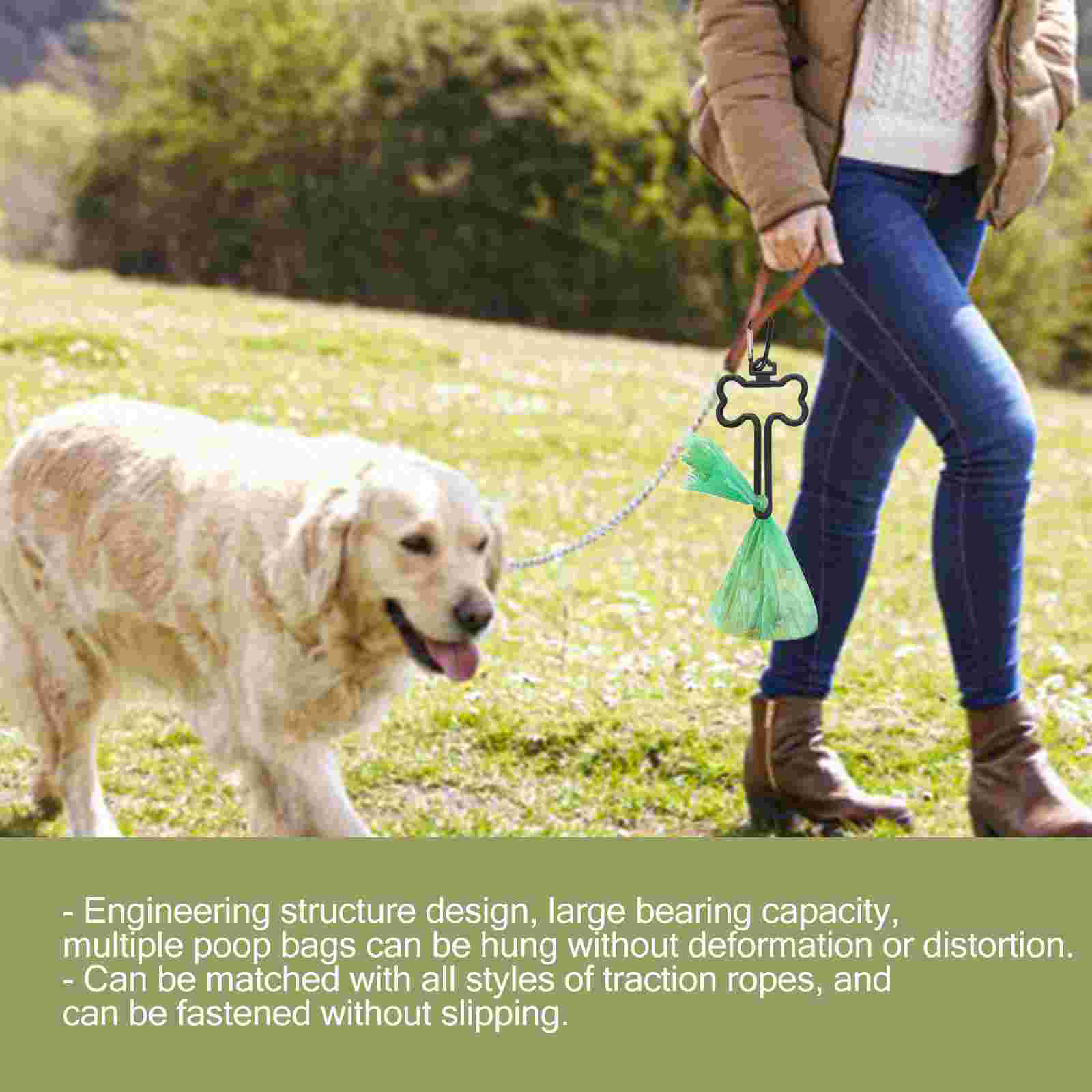 Leak Dog Walking Bag Trash Bags Waste Holders Portable Oxford Cloth Poop Litter