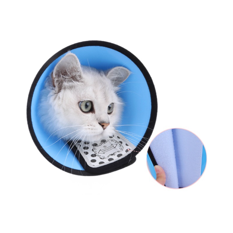 Universal Pet Elizabeth Collar - Post-Operative Head Protection and Grooming Aid for Cats and Dogs