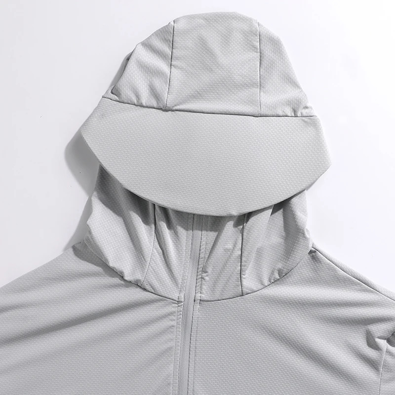 YJKVUR Unisex UPF 50 UV Sun Protection Hoodie Jacket Men Women Lightweight Long Sleeve Sun Shirt with Pocket for Hiking Outdoor 250304