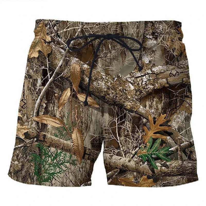 Retro camouflage 3D printed mens beach shorts new fashion casual swimming relay personalized sports board ice shorts mens clothingXJ250304