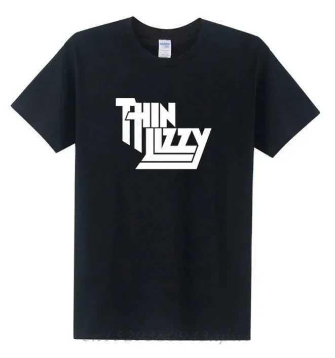 2024 Heavy Metal Rock Band Thin Lizzy T Shirt Men Tops Music Singer T-shirt Short Sleeve Cotton O-neck Tee Top ClothesT250305