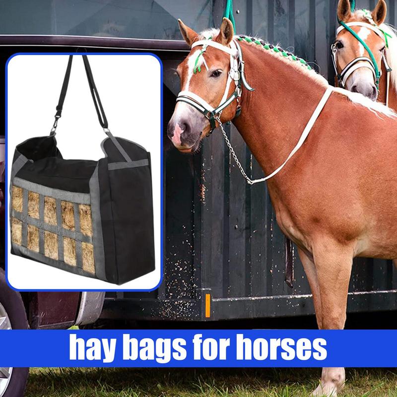 Goat Hay Feeder Hangable Goat Food Container Water Resistant Hay Storage Container Slow Feed Hay Bag for Domestic Animals