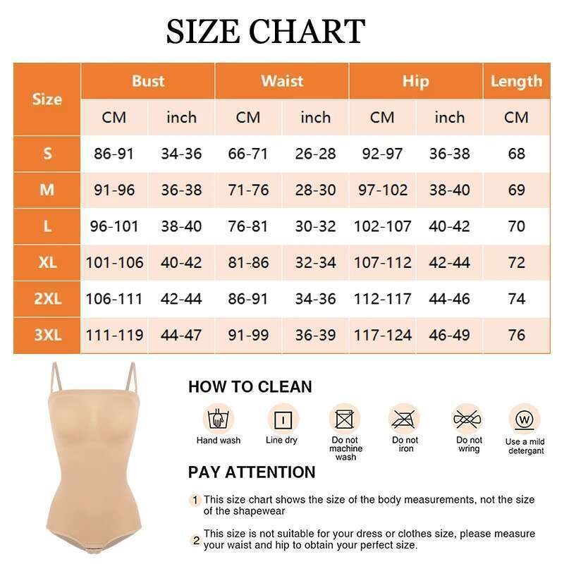 Shapewear Strapless Bodysuit For Women Off The Shoulder Seamless Tummy Control Sculpting Briefs Tube Tops Sexy Body Shaper KLMY