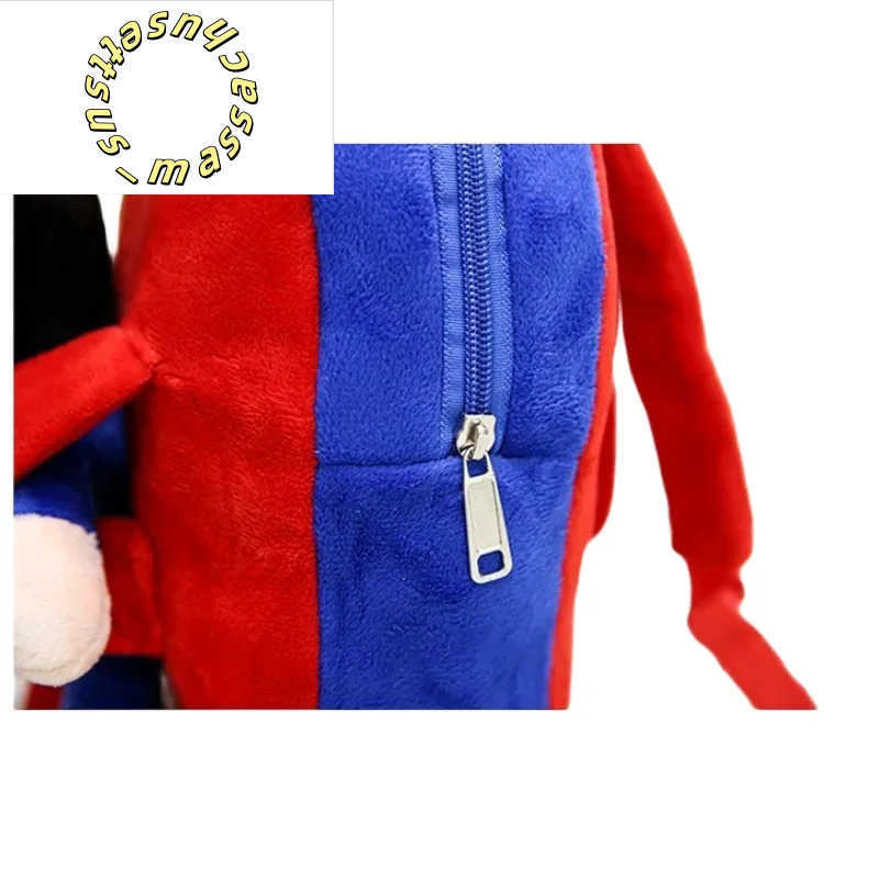 Backpacks Marvel series cartoon anime fashion personality plush toys childrens leisure cute kindergarten backpacks holiday gifts Y250305Y0HZ