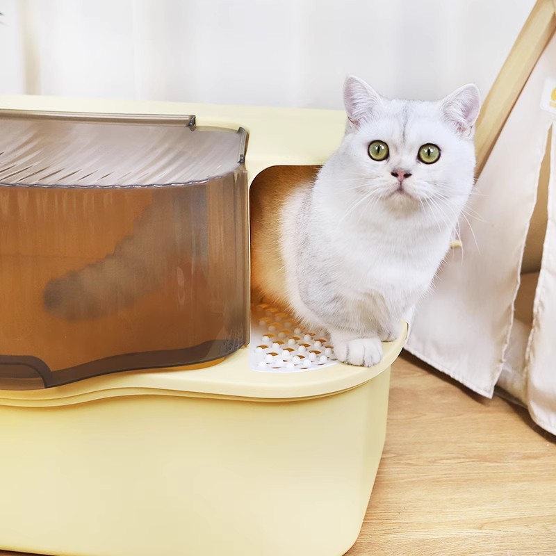Fully Enclosed Corridor Type Anti-Splash Extra-Large Anti-Odor Anti-Splash Litter Box