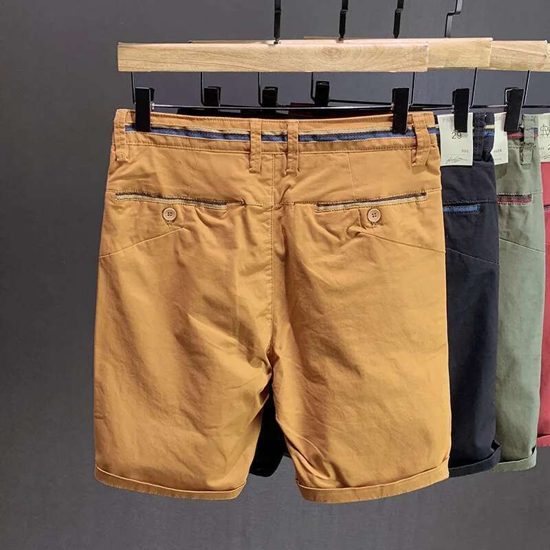 Casual For Men 2025 New Summer Thin Cotton Outdoor Mountaineering Sports Pants Loose Straight Cargo Beach Shorts