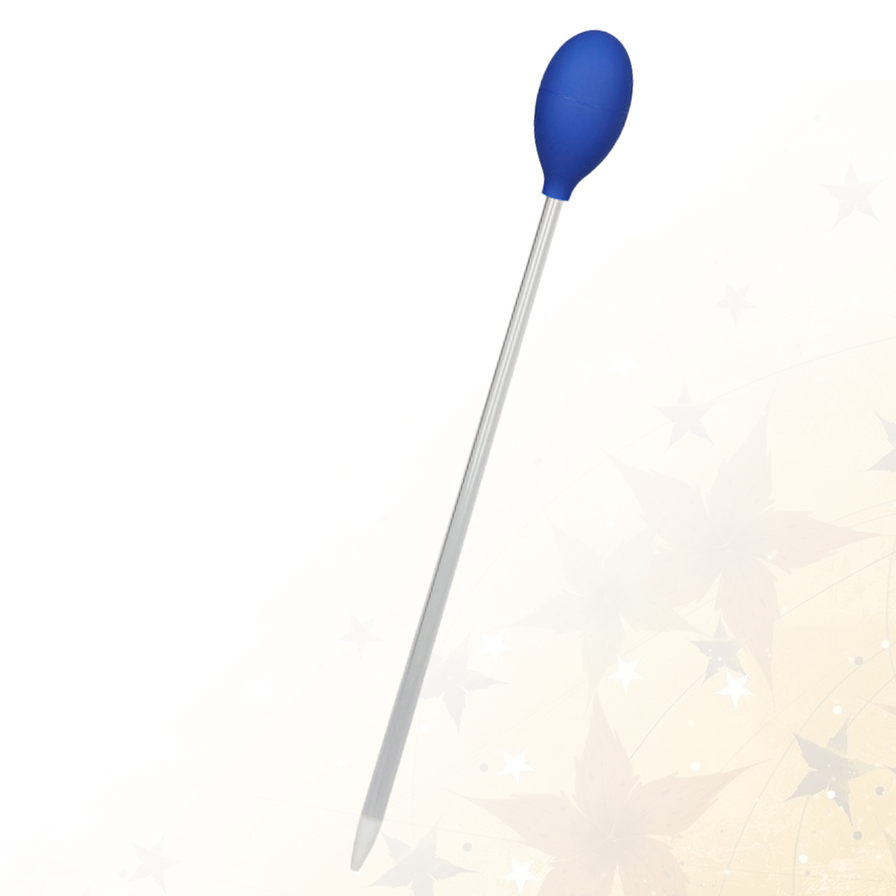 Fish Tank Water Changer Aquarium Pipette Feeder Water Cleaner Transfer Tool Feeding Tools (Black with a 30cm Long Coral Feeding