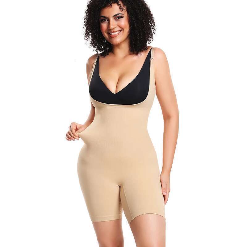 Bodysuit Women Shapewear Seamless Full Body Shaper Tummy Control Hip Butt Lifter Corset Slimming Waist Trainer Underwear KLMY