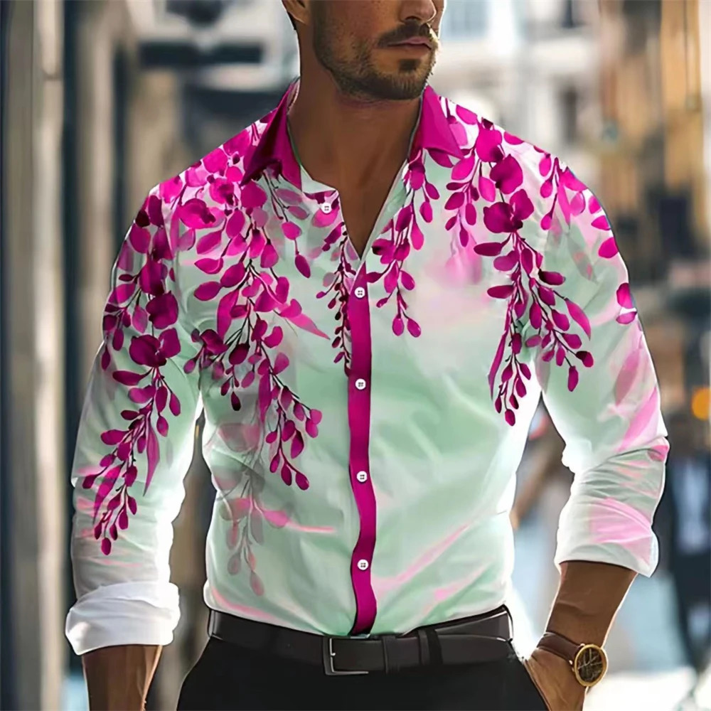 Mens Shirt Business Casual Vacation Street Shopping Daily Home XS5XL 250227