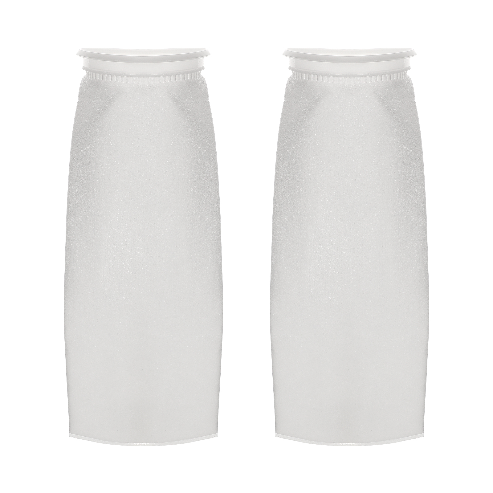 2pcs Aquarium Filter Socks Fish Tank Filtering Bags 4 Inch Ring Diameter Fish Tank Filter Socks (100um)