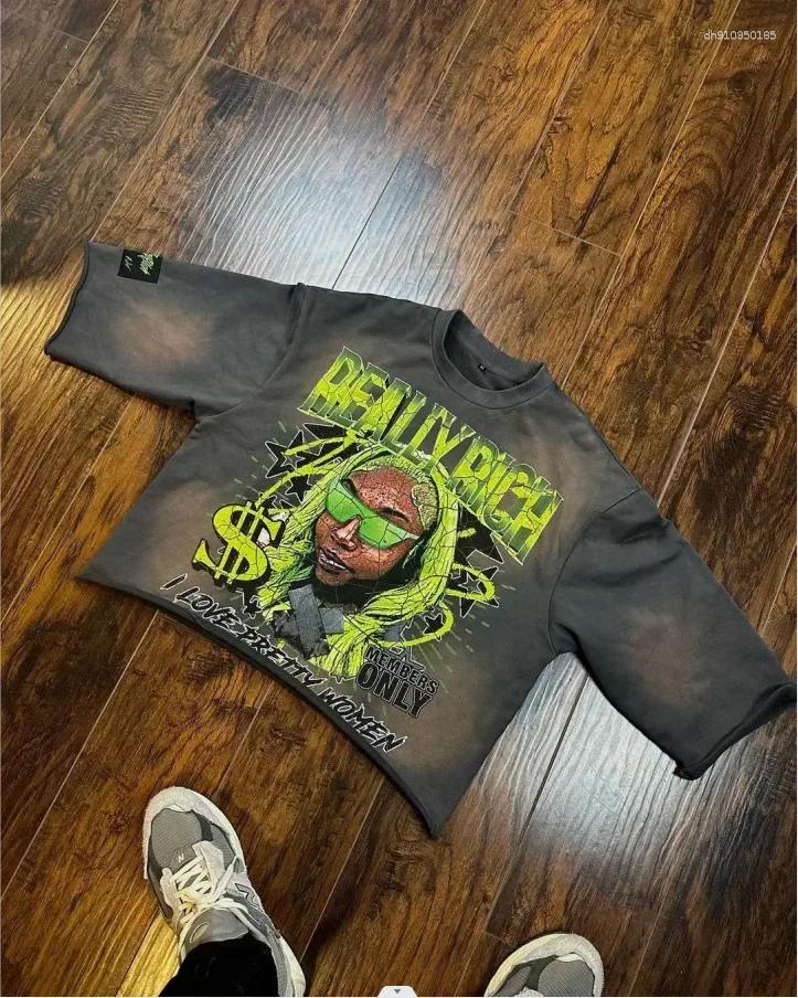 Men's T Shirts Fashion Knit Long Sleeved Shirt Hip Hop Round Neck Oversized Men Sweatshirt Casual Youth Clothing Tops Streetwear