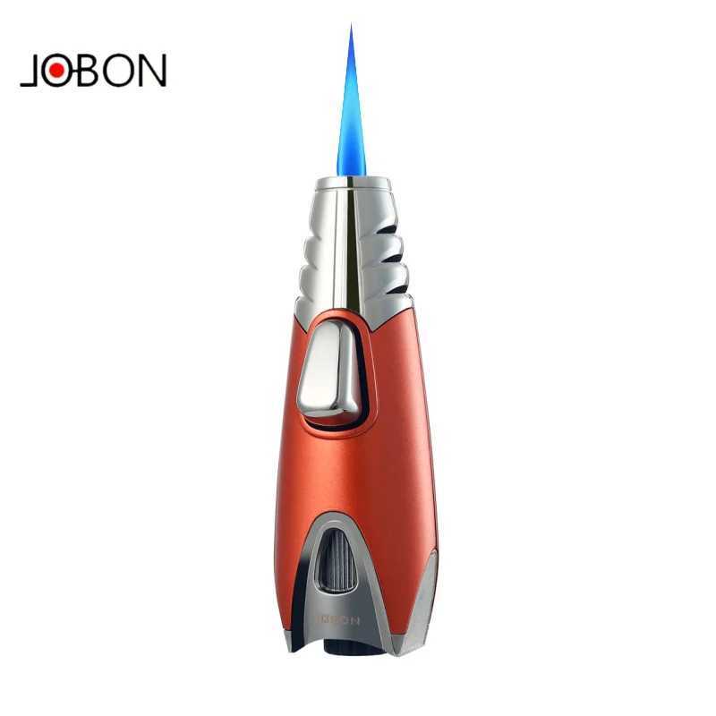 Jobon Cigar Lighter Mini Ignition Gun Gas Lighters Smoking Gadgets Butane Torch Lighter Kitchen Lighter Very Cool Gift For MenT250305