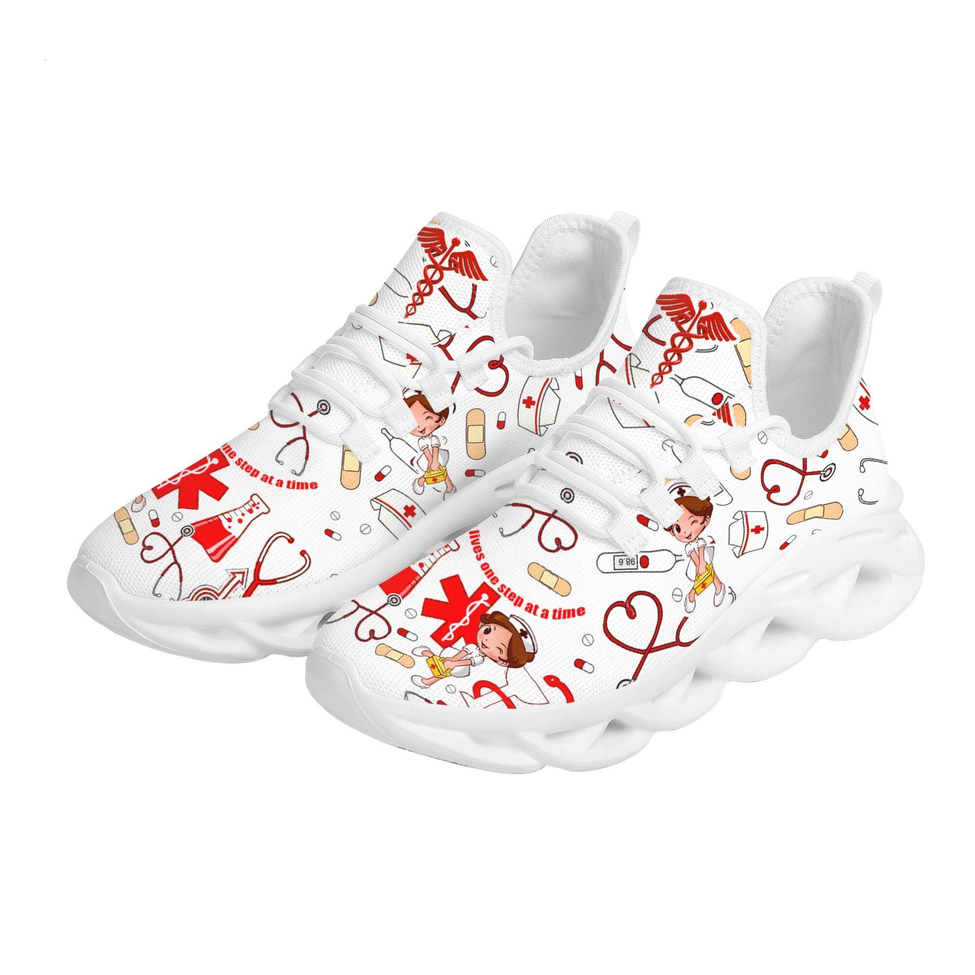 Designer shoes Women's sneakers Yikeluo with print in the range