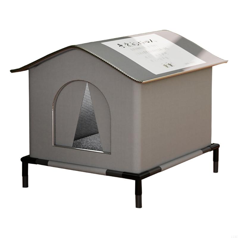Warm Outdoor Strays Cats Nest Cold Resistant and Weatherproof Cats Shelter House