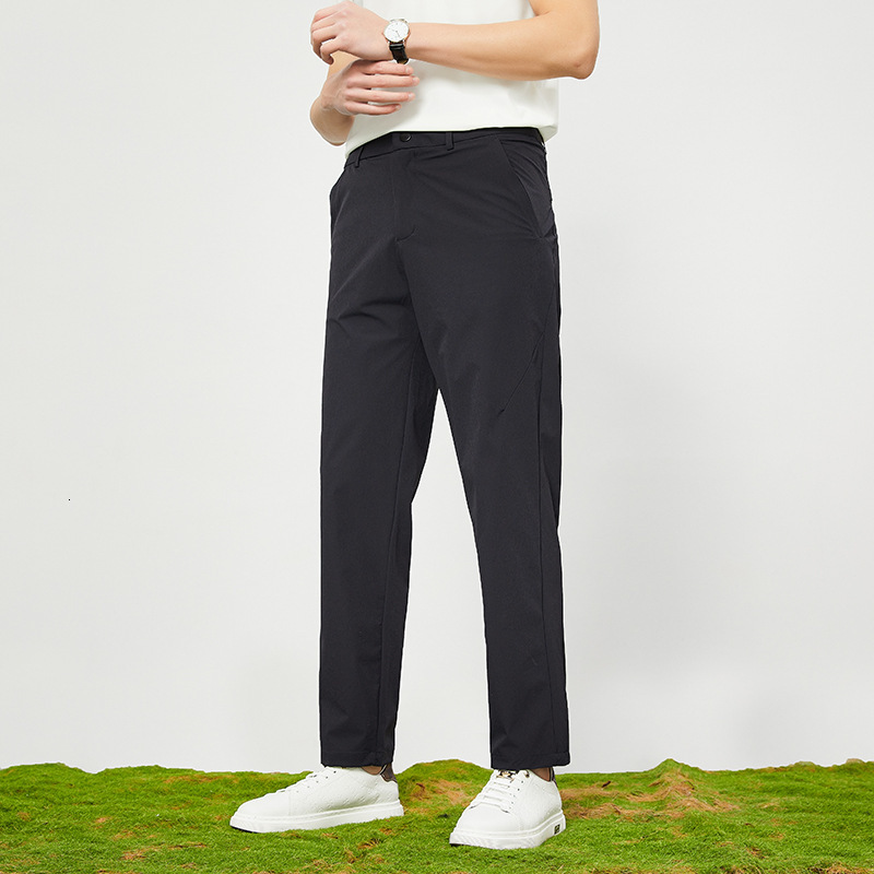 Men's Golf Brand Ice Silk Pants Summer New Korean Edition Trendy Casual Sports Youth Quick Dry Thin Long tracksuit