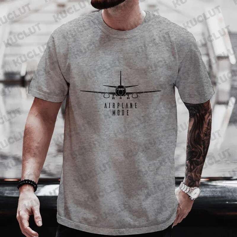 Men's Short Sleeve Travel T-Shirt, Airplane Fashion, Airplane Pilot Clothing, Traveler Holiday T-Shirt, Y-Shirts