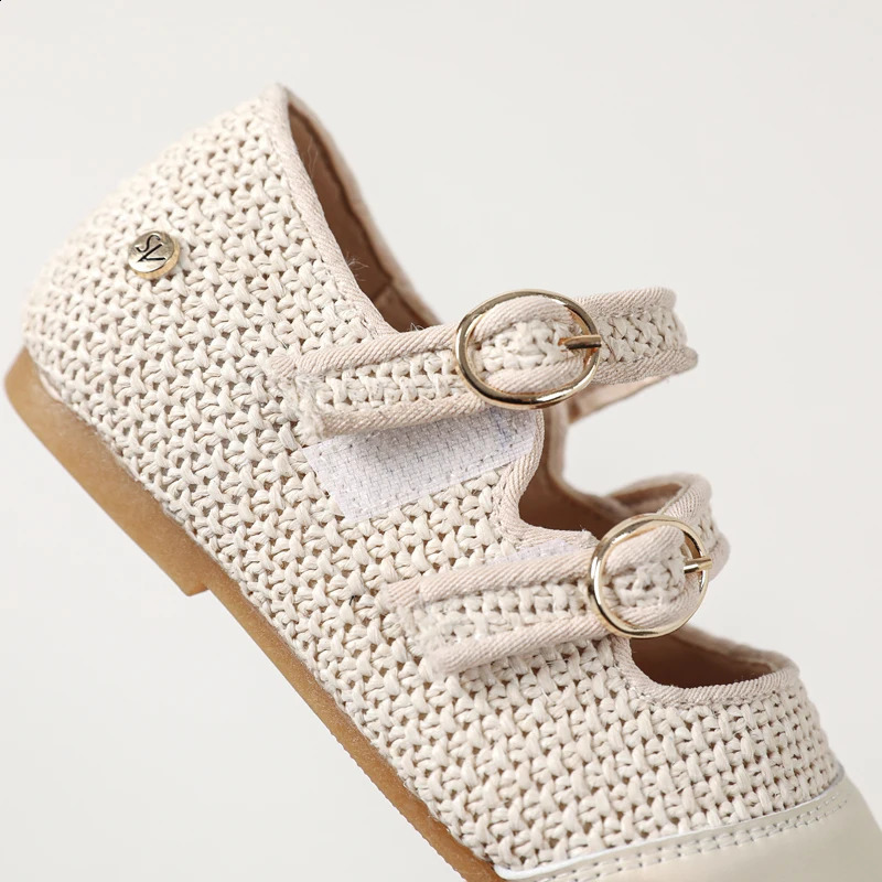 AS Kids Shoes Children Weave Shoes Baby Girls Fashion Oxford Toddler Loafers Boys Shoes Infant Princess Shoe Mary Jane 250304