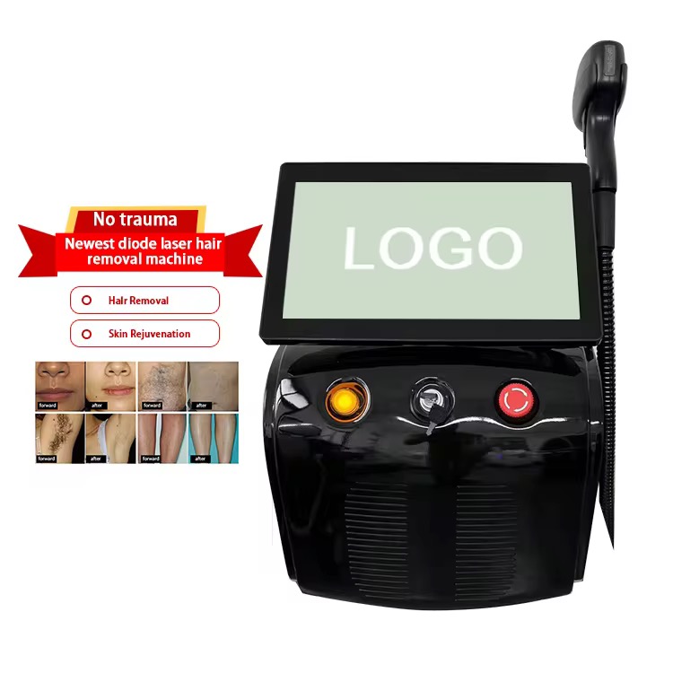 2025 Professional Ice Platinum Titanium 808nm Diode Laser Device 3 Wavelength 755 808 1064 Diode Laser Hair Removal Machine