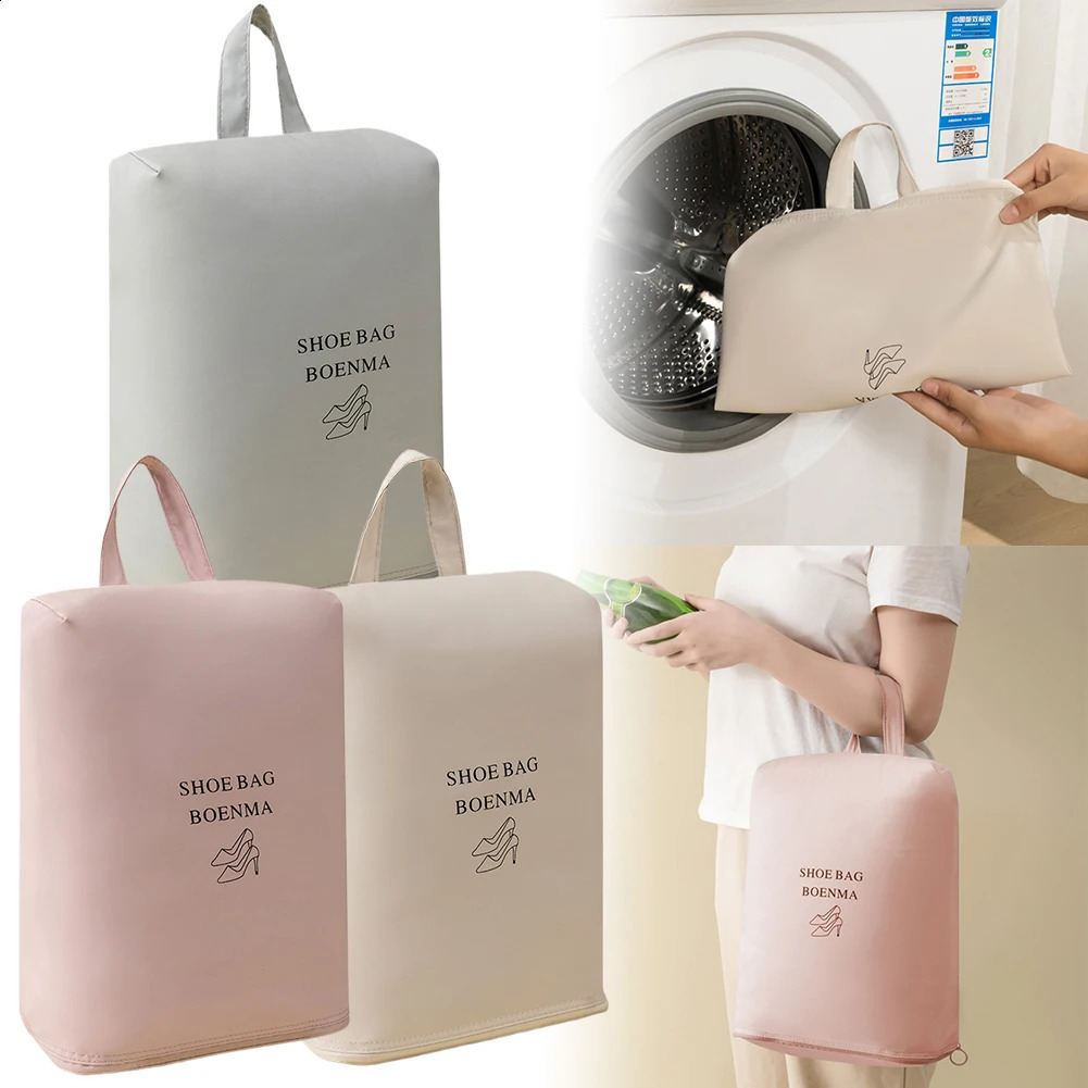 Ship from US Travel Portable Sneaker Bag DustProof Shoe Pouches for Traveling Waterproof Small Organizer Men Women 250305FBB