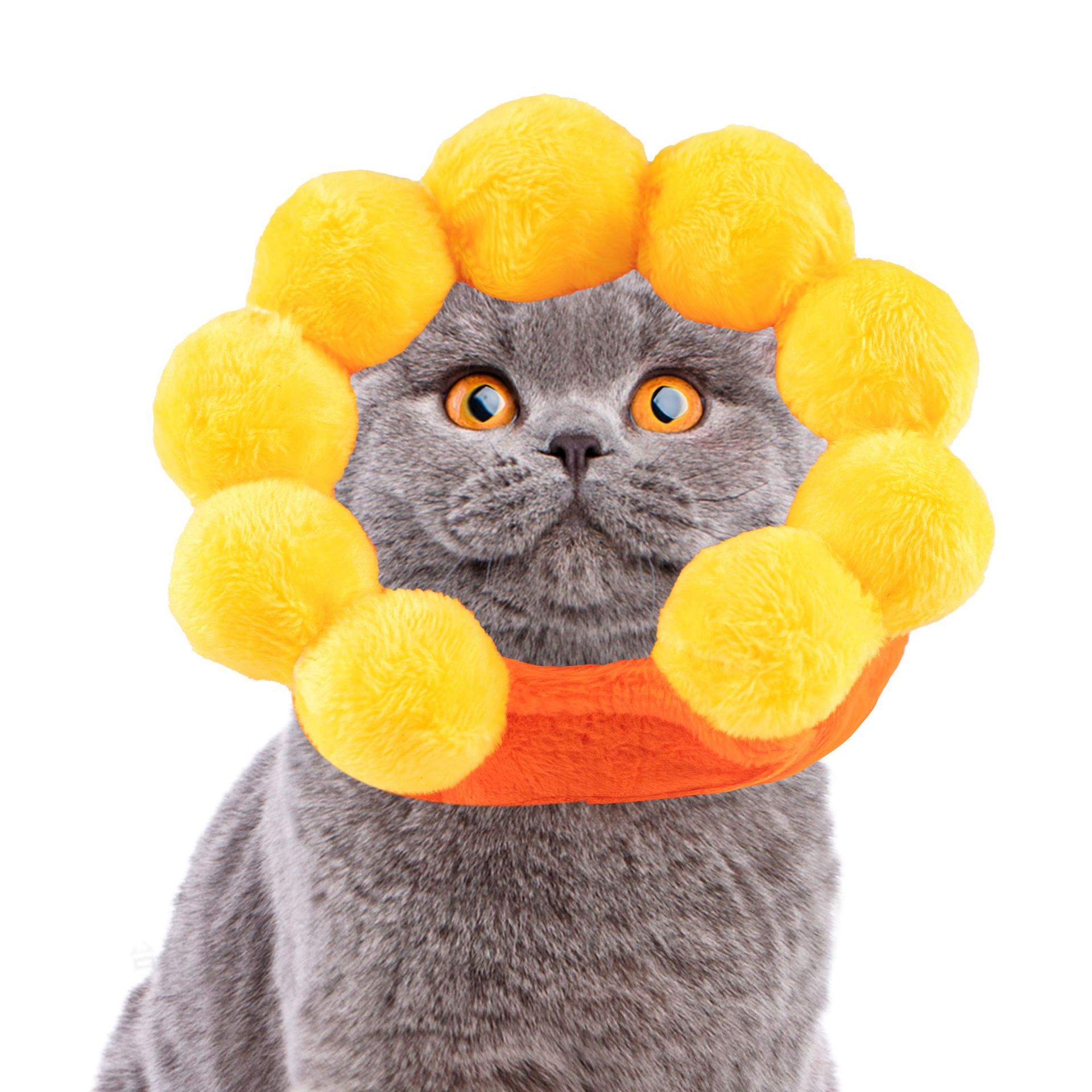 Adorable Suower - Themed Transformable Pet Hats Dogs Cats Adjustable, Ideal For Autumn And Winter 0314