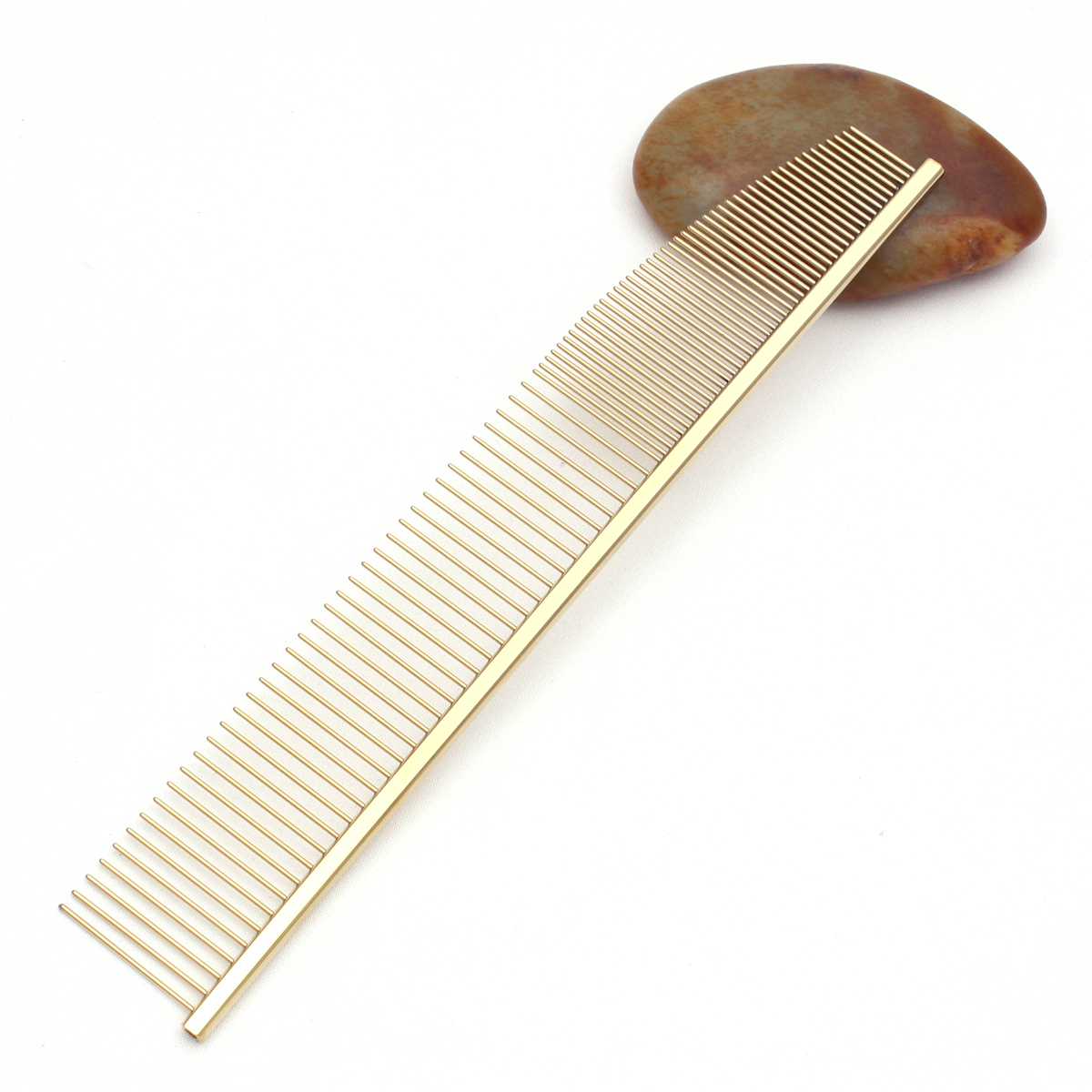 Pet Comb Light Weight Dog Grooming Comb Gold Pet Flur Comb Light Colorful Brush for Pet Special Style Dropshipping