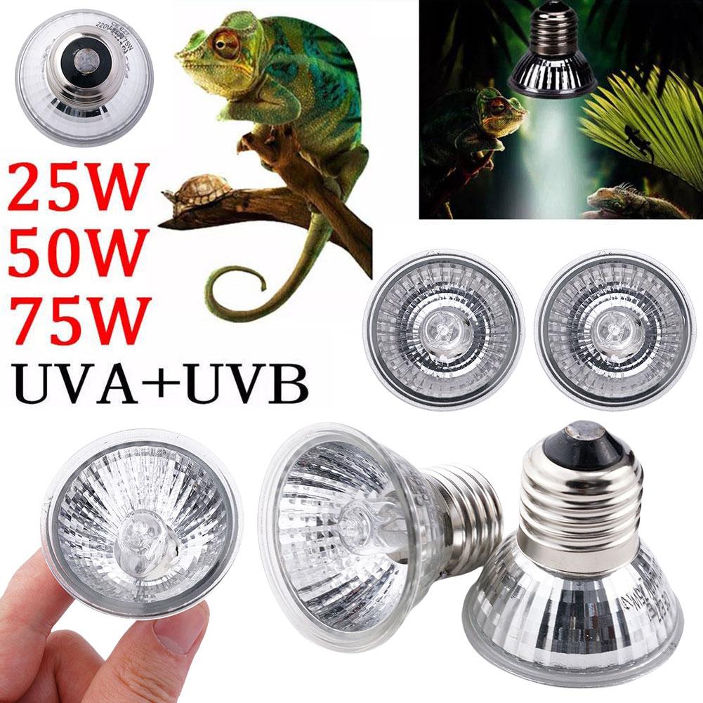 Heating And Insulation Lamp For Reptile Tortoise UVA+UVB 3.0 Heating Lamp Solar Light Bulbs Full Spectrum Sunlamps Basking H2B8