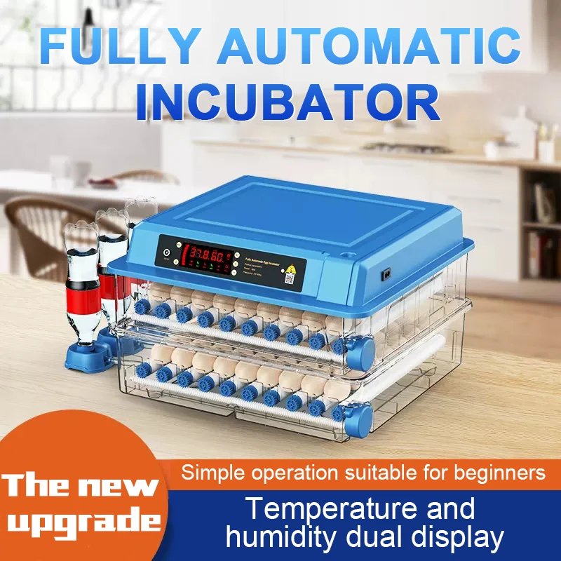 24 Eggs Incubator With Drawer Type Mini Egg Incubator With Automatic Water Ionic Waterbed Replenishment And Temperature Control