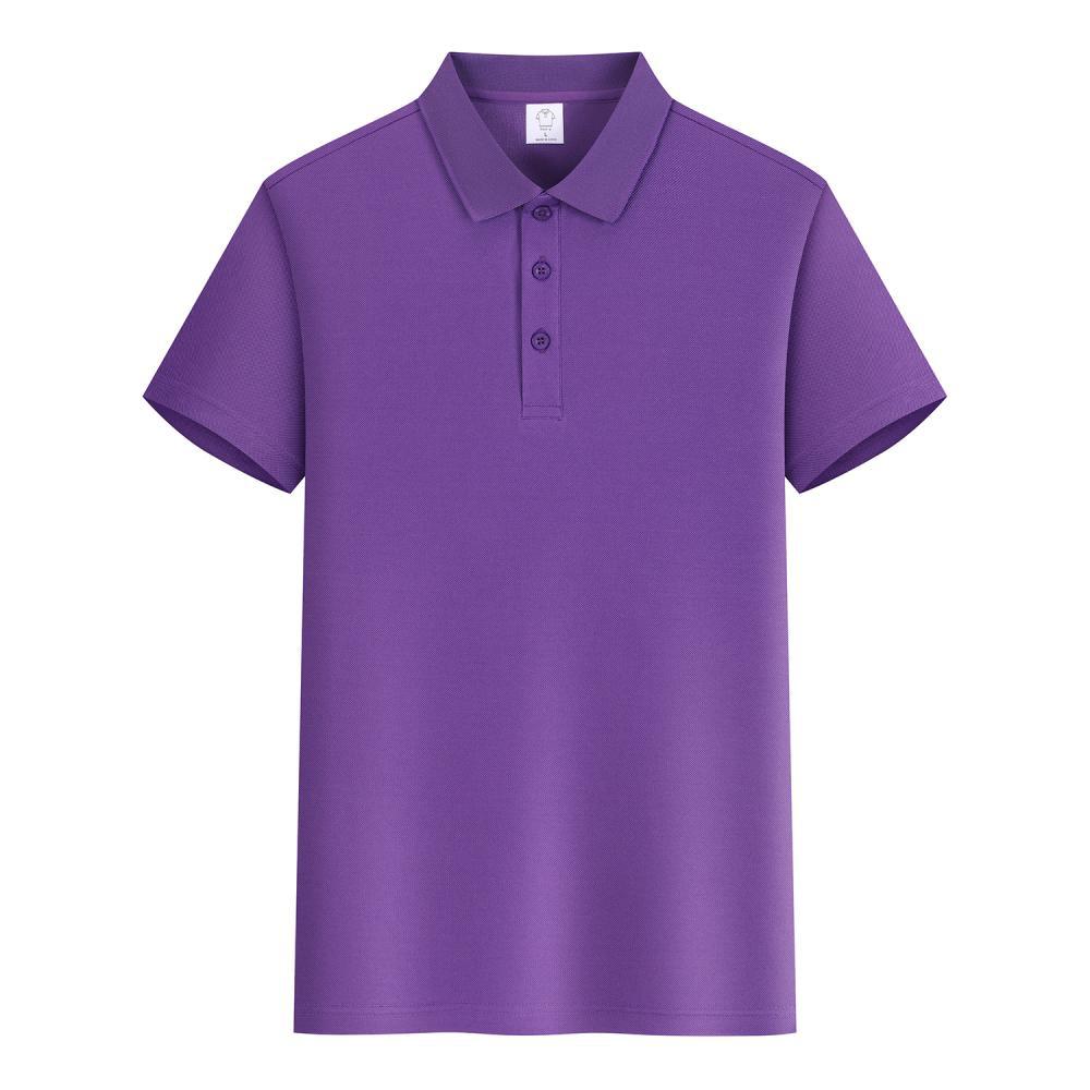 Solid color Asia-European code lapel POLO shirt corporate work clothes activity clothing group building campus graduation class uniform party short-sl