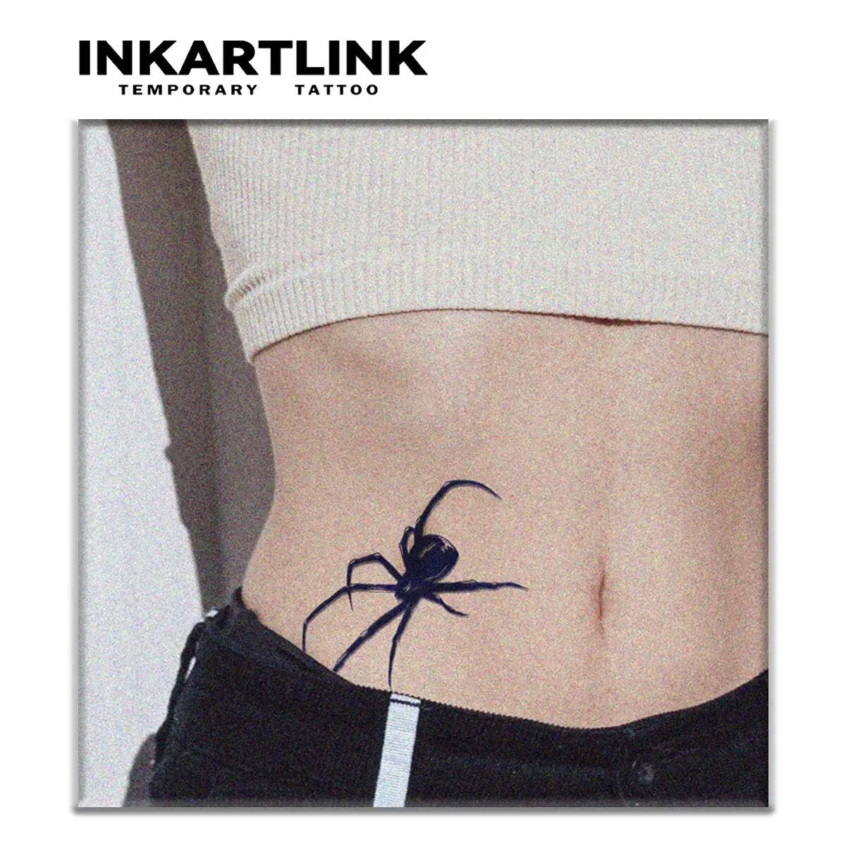Spider Temporary TattooLasts To 15 Days Technology Magic Waterproof Semi Permanent Sticker 250219