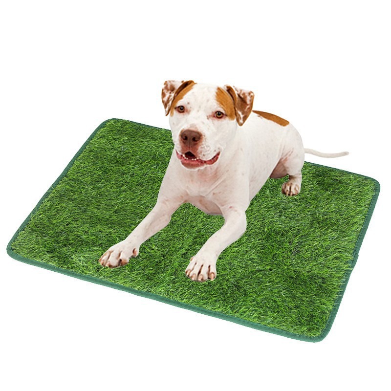 Artificial Grass Dog Toilet Puppy Cat Training Lawn Mat Pet Lawn Kitten Puppy Pee Grass Pad Kid Crawling Mat Dog Accessories
