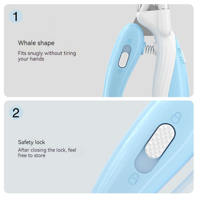 DHpet Pet Nail Clippers Dog Nail Clippers Cat Nail Clippers LED Electric Nail Grinder