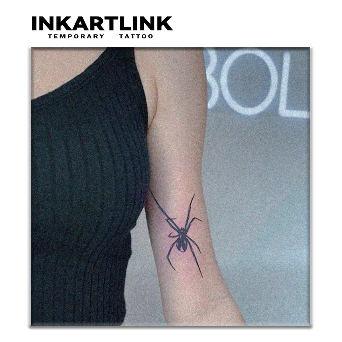 Spider Temporary TattooLasts To 15 Days Technology Magic Waterproof Semi Permanent Sticker 250219