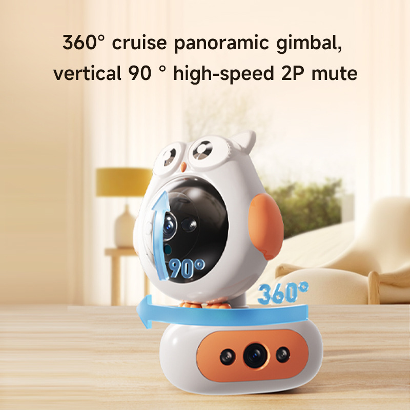 2-in-1 Dual Lens Security Camera: 360° AI Tracking, Color Night Vision & Human Detection | 300W HD, 2-Way Audio, Wireless Indoor/Outdoor Surveillance 