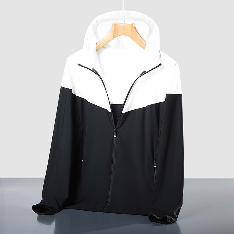 tracksuit Summer ice silk for women men, high elasticity, breathability, and UV resistance UPF50+printed on sunscreen clothing