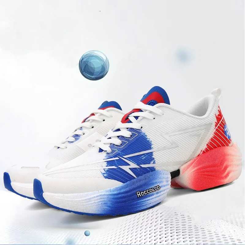 Air Cushion Sports Running Shoes Men Casual Marathon Carbon Plate Breathable tralight Wens Cfort Athletic Sneakers Tenis Y250304