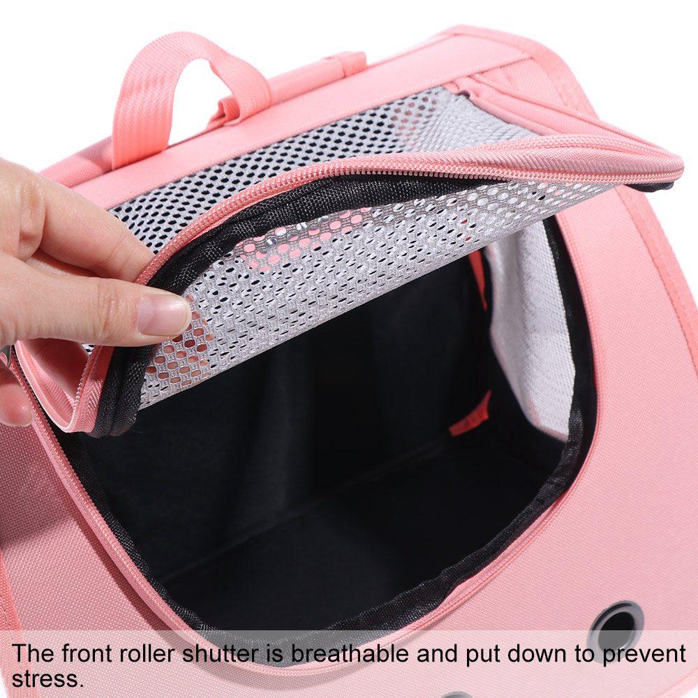 Large Capacity Cat Backpack Bag Breathable Foldable Cat Carrier Bag Water-resistant Shoulder Pet Dog Backpack Pet Bag