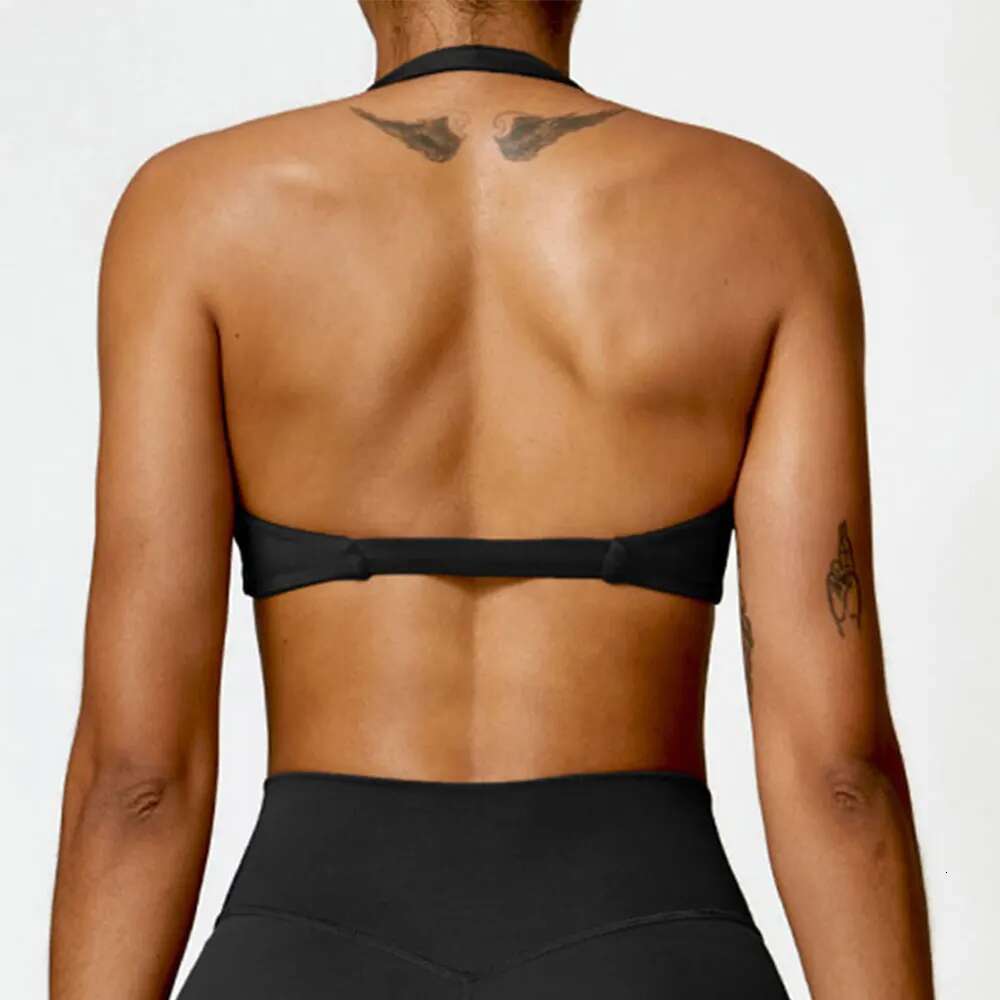 Bra Yoga Push-Up Fiess Vest Nylon Workout Sports Underwear Sexy Breathable Quick Dry Athletic Training Crop Top Kl-My
