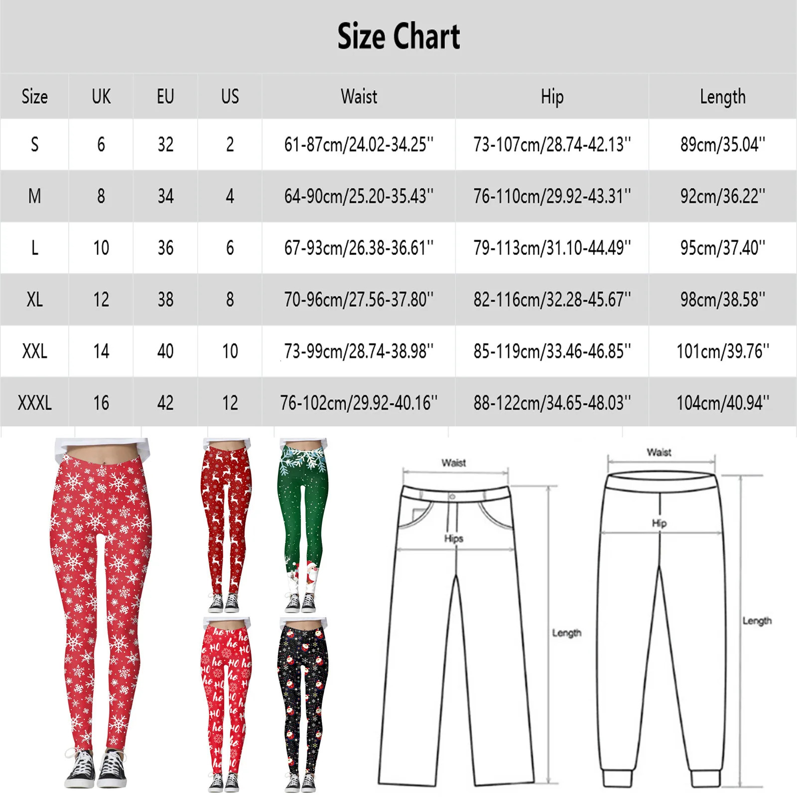 Christmas Snow Print Leggings Snowflake Printed Running Sports For Women High Waist Plus Size Ladies Pants Trousers 250304