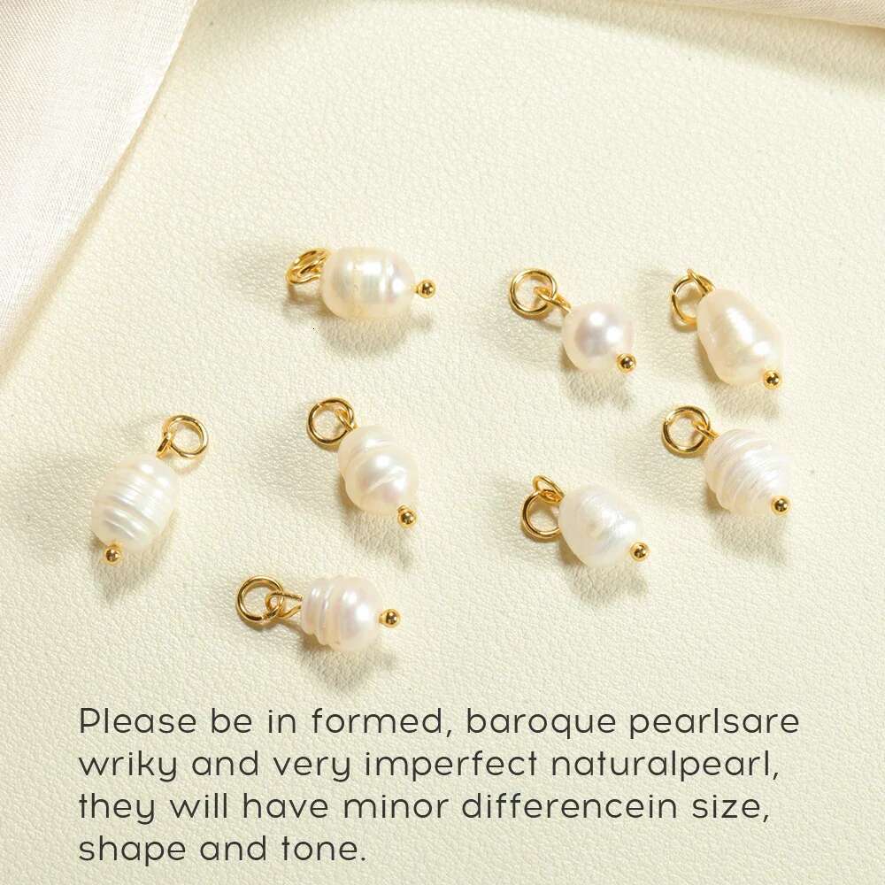 Golded Choker Stainless Steel DIY Necklaces Women Necklace Spring Buckle Chain Initial Letter Pearl Pendant Women's Jewelry Gift