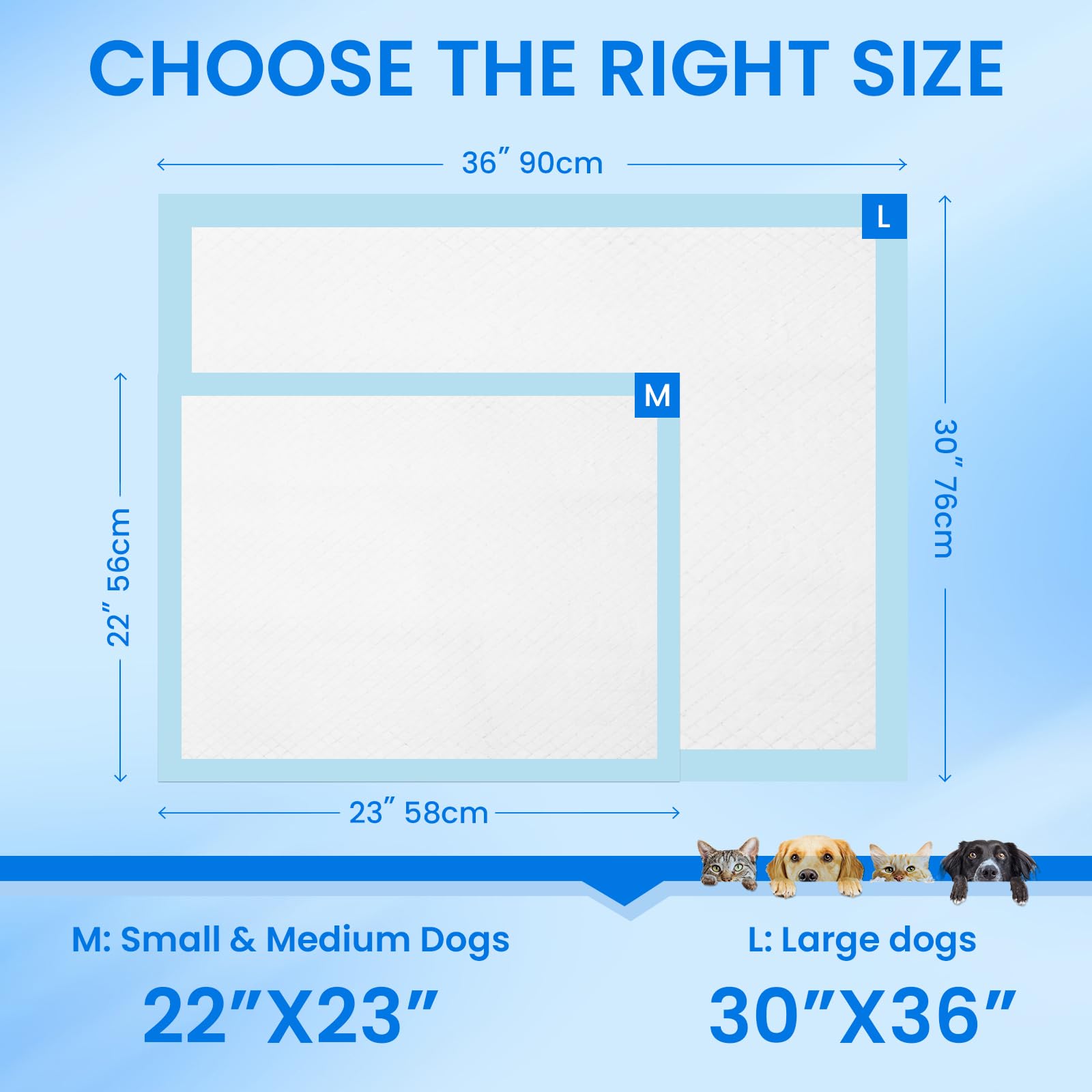 Pet Diaper Dog Training Pee Pads Disposable Healthy Nappy Mat For Cats Dog Diapers Quick-dry Surface Mat