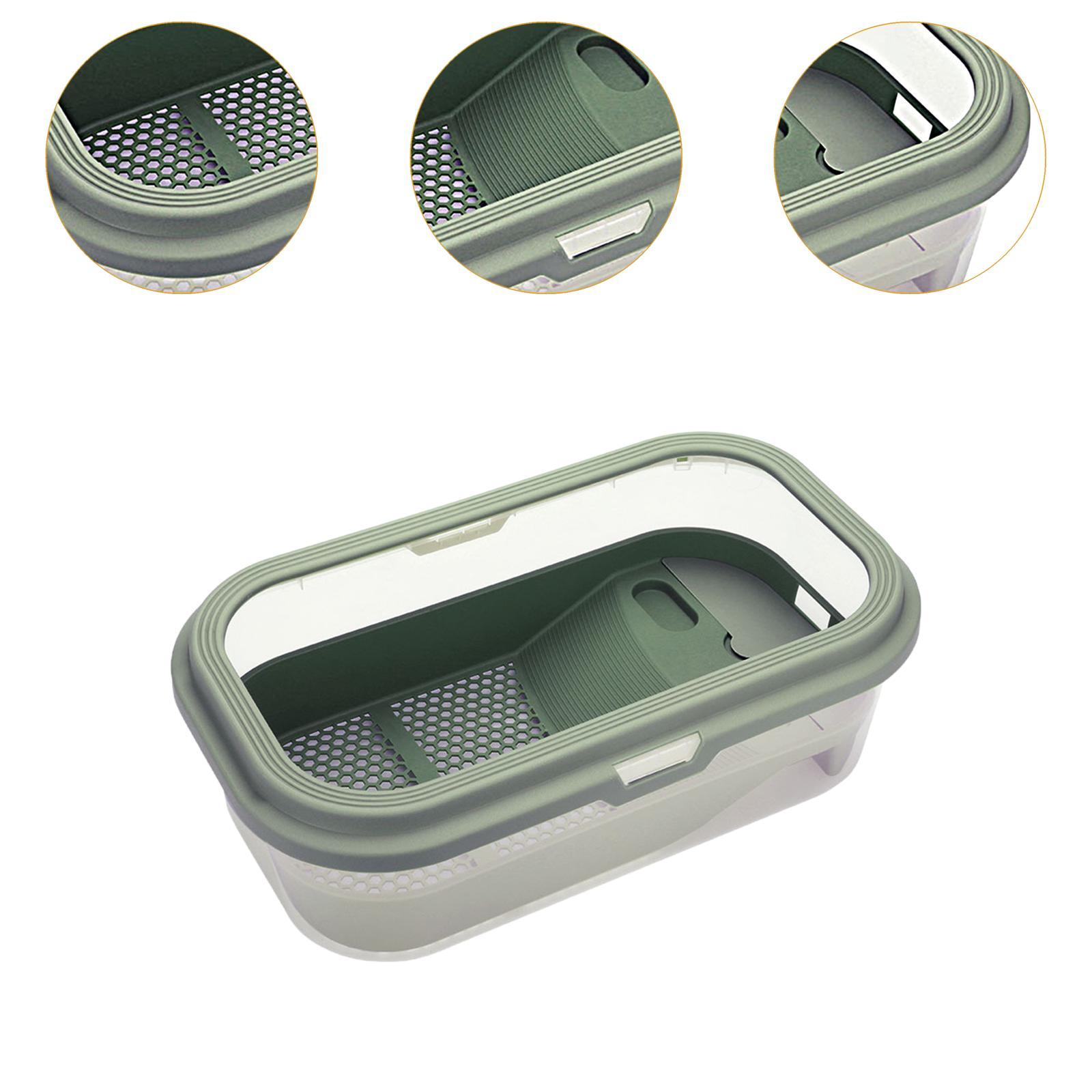 Small Turtle Tank Breeding Basking Ramp Case Indoor Decor Container Detachable for Hermit Crab Snail Terrapin Tortoises Crayfish