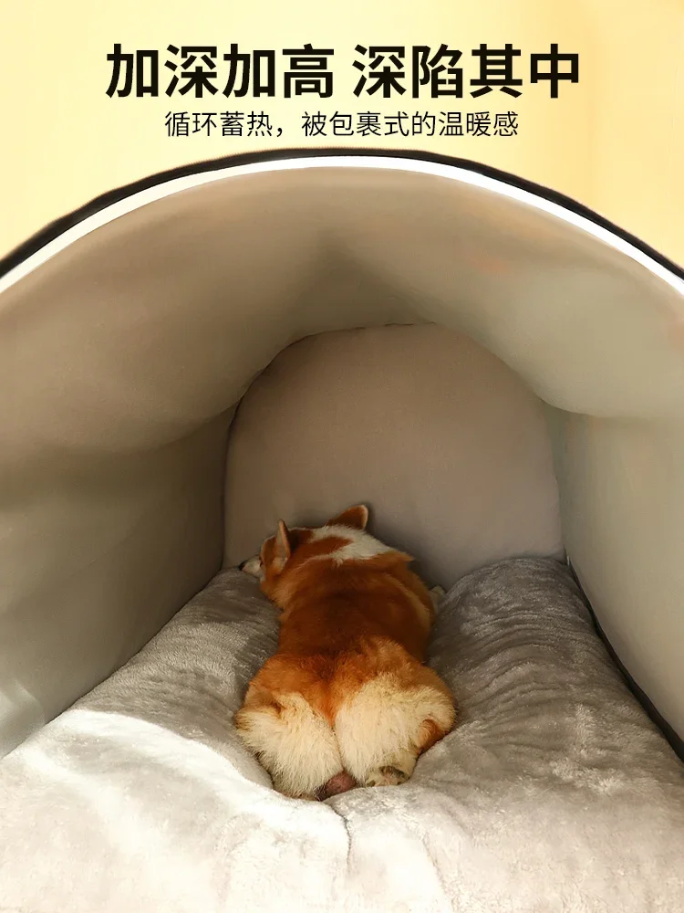 The product can be customized. Dog kennel keeps warm in winter, large dog bed can be dismantled, washed, cat hous
