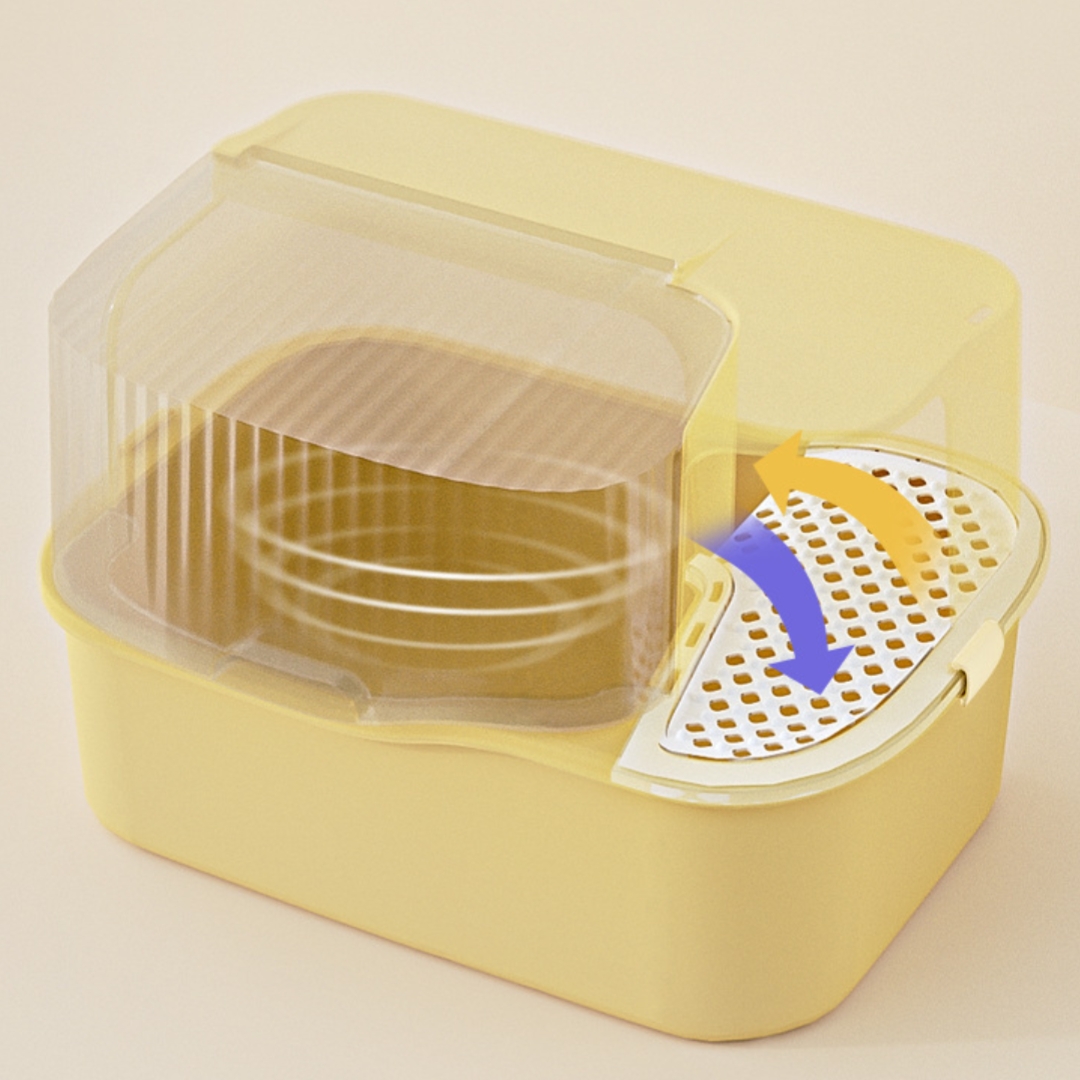 Fully Enclosed Corridor Type Anti-Splash Extra-Large Anti-Odor Anti-Splash Litter Box